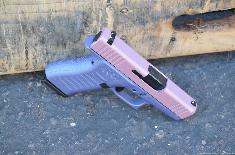 Glock 43X 9mm X-Werks Champagne Pink Purple orchid 43 X New 2-10rd-img-3
