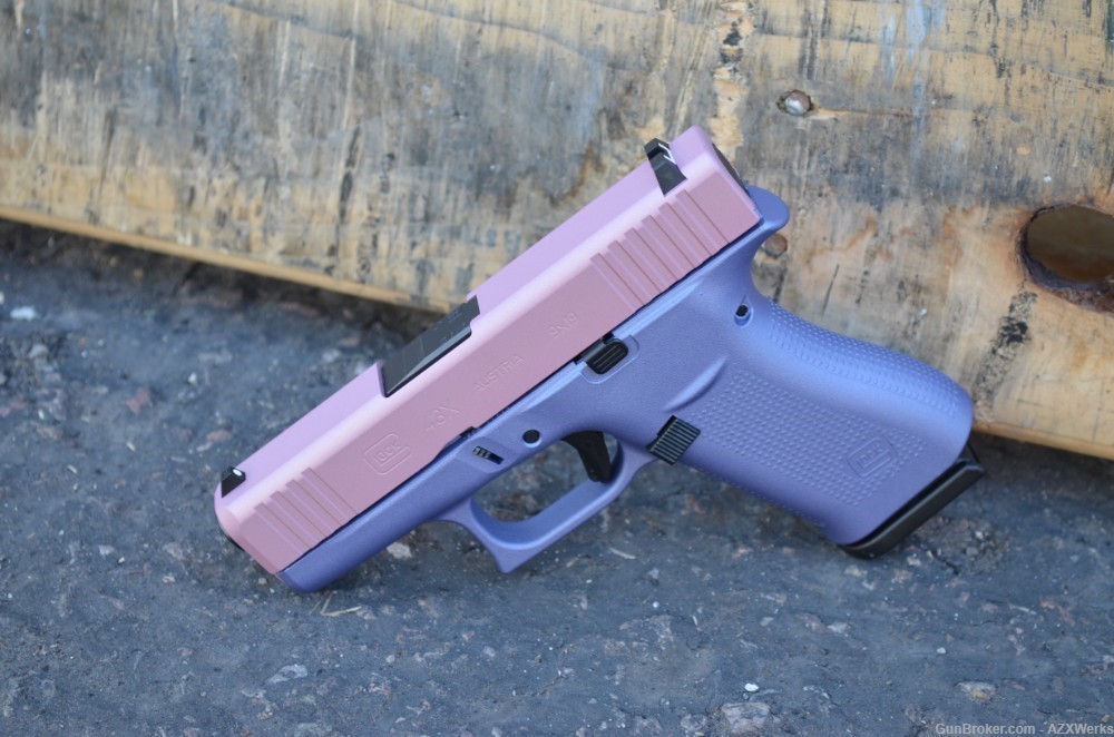 Glock 43X 9mm X-Werks Champagne Pink Purple orchid 43 X New 2-10rd-img-2