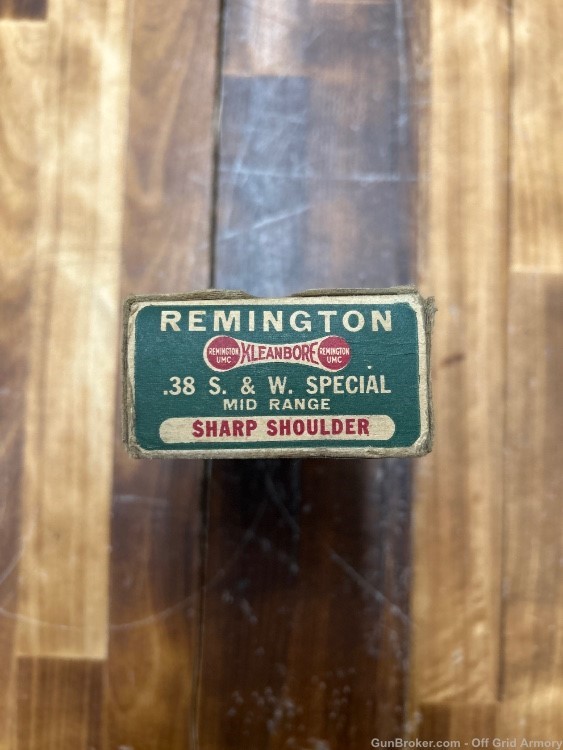 .38 Smith & Wesson special MID RANGE REMINGTON KLEANBORE DOG BONE BOX-img-4