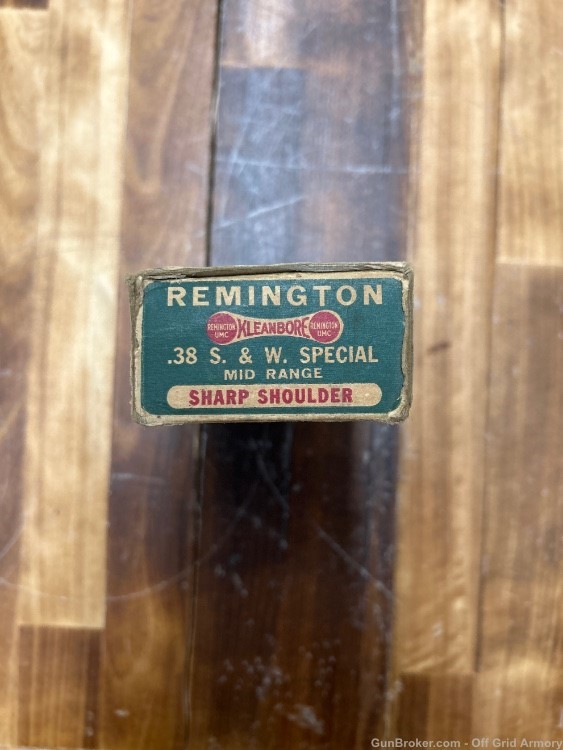 .38 Smith & Wesson special MID RANGE REMINGTON KLEANBORE DOG BONE BOX-img-5