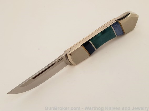 Cellini Italian Knife. Colored Bone Handle. Stainless Blade. CM6C.*REDUCED*-img-0