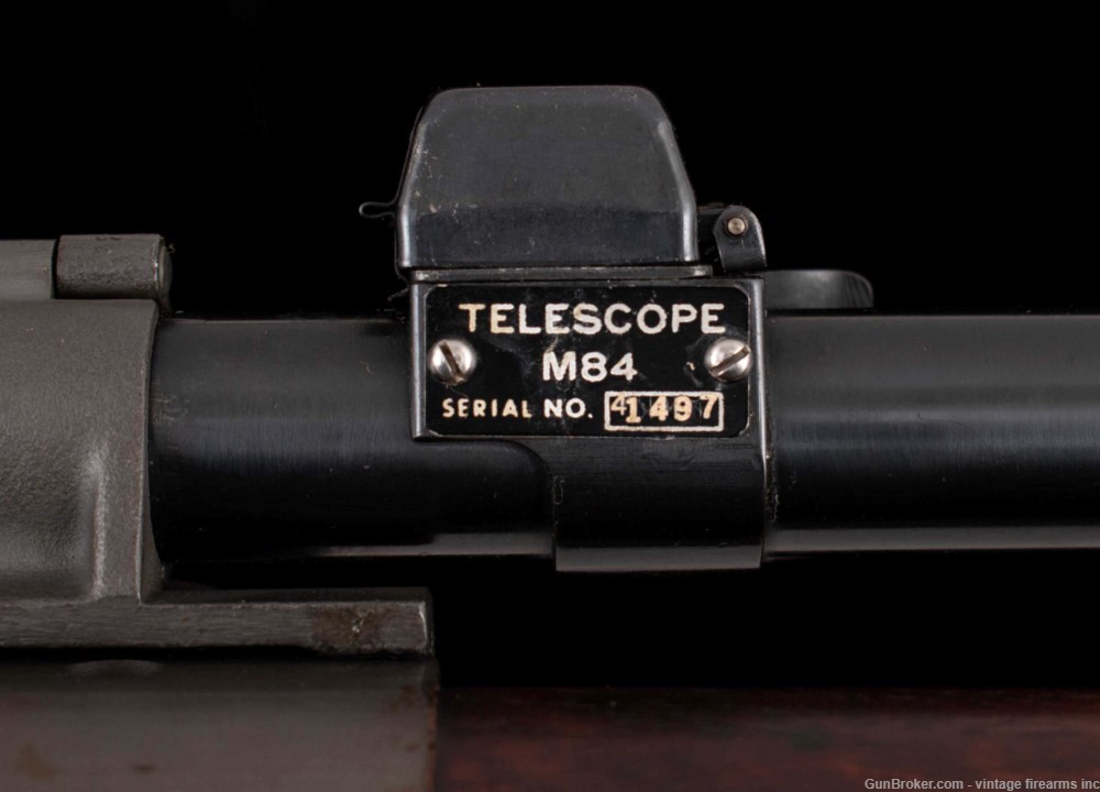 Springfield M1D Garand .30-06 - 1943, M84 TELESCOPE, NM-img-18
