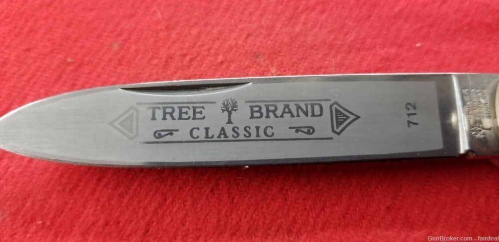 Boker Tree Brand # 712 red bone lever lock, new cond.-img-4