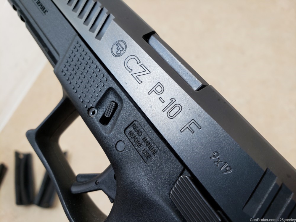 CZ P-10 F 9mm Semi-Auto Pistol – NO Magazine-img-23