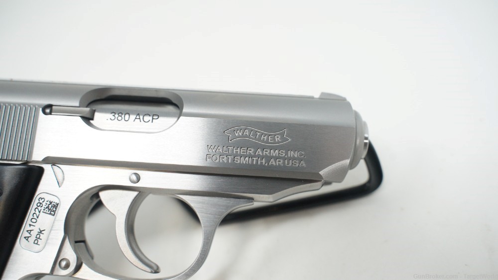 WALTHER PPK .380 ACP STAINLESS STEEL 6 ROUNDS (WAG4796001)-img-7