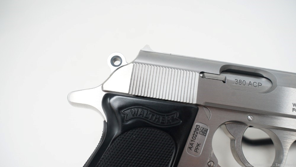 WALTHER PPK .380 ACP STAINLESS STEEL 6 ROUNDS (WAG4796001)-img-4