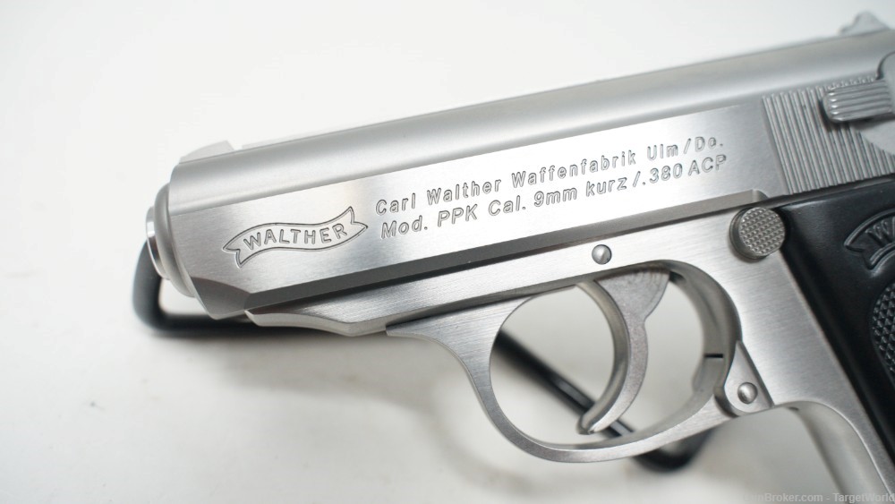 WALTHER PPK .380 ACP STAINLESS STEEL 6 ROUNDS (WAG4796001)-img-11