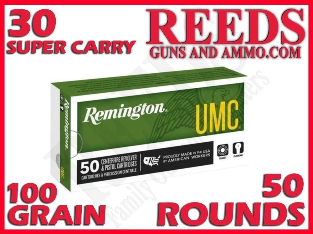Remington SC UMC FMJ 30 SUPER 100 Grain 50Rd R20015-img-0
