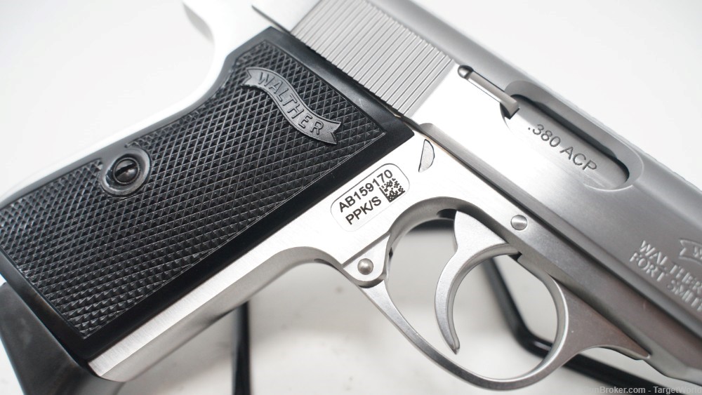 WALTHER PPK/S .380 ACP STAINLESS STEEL 7 ROUNDS (WAG4796004)-img-5