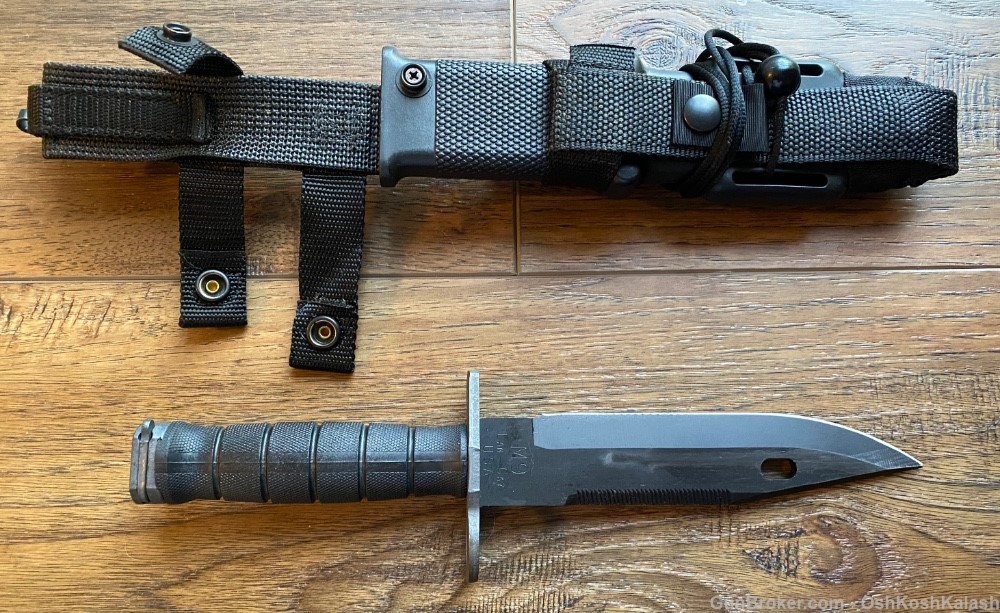 Lan Cay M9 Bayonet Black LanCay With Molle Attachment on Scabbard-img-1