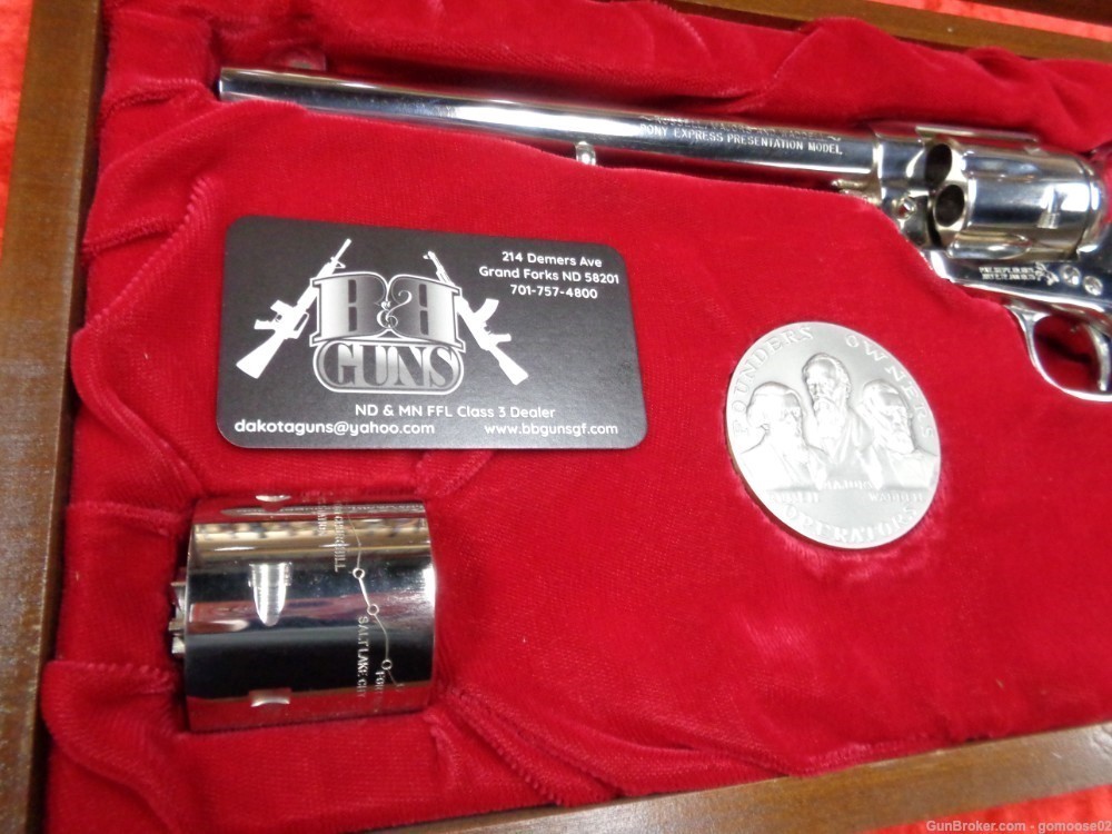 1964 Colt SAA Peacemaker PONY EXPRESS 45 Nickel 2nd Generation WE TRADE BUY-img-2