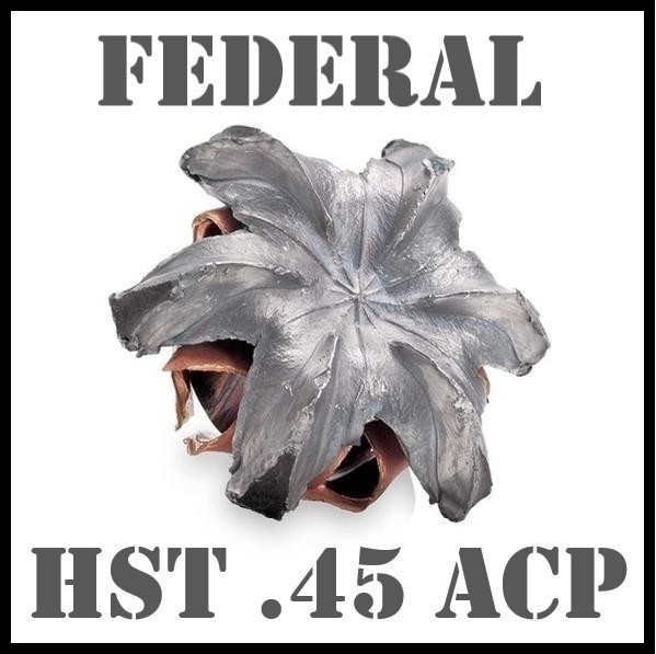 200rds Federal Premium LE Tactical HST® .45 ACP JHP self defense P45HST2-img-0