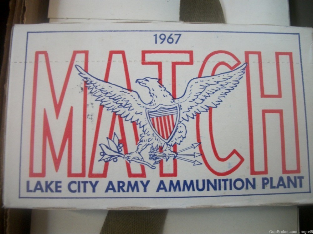 400 rds Lake City Match 7.62x51 Nato,mfg 1967-img-3