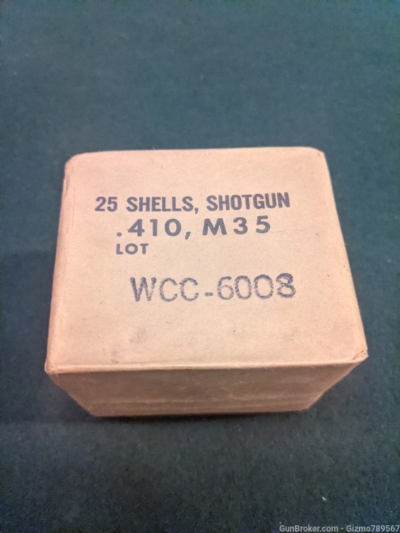 Sealed Box of US Military Pilot survival Pack .410 Shotgun shells M35 -img-4
