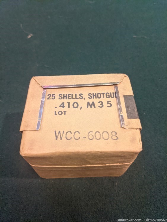 Sealed Box of US Military Pilot survival Pack .410 Shotgun shells M35 -img-0