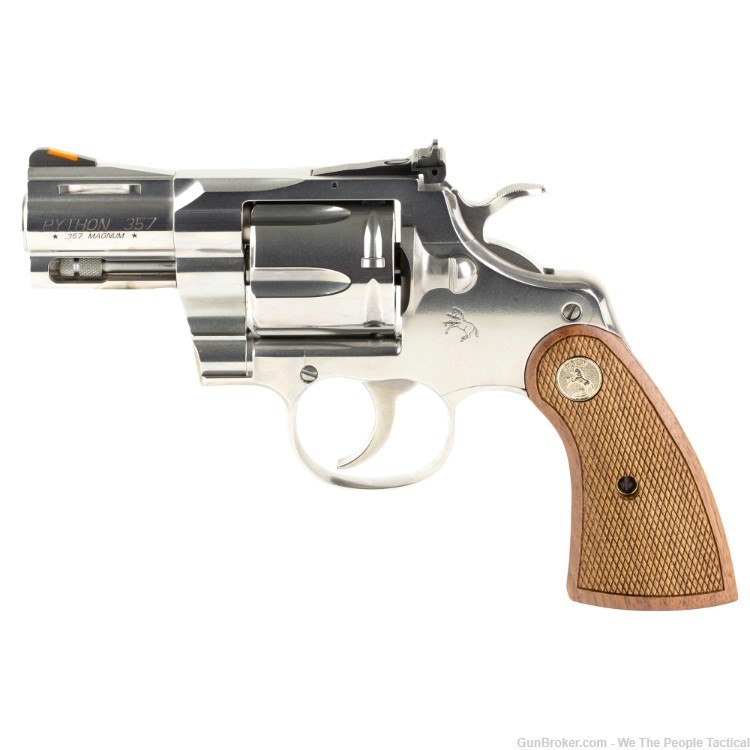 Colt's Mfg Python 2.5" Double Action Stainless 357 Mag Revolver SALE NEW -img-1