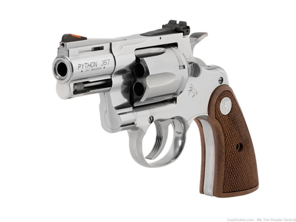 Colt's Mfg Python 2.5" Double Action Stainless 357 Mag Revolver SALE NEW -img-0