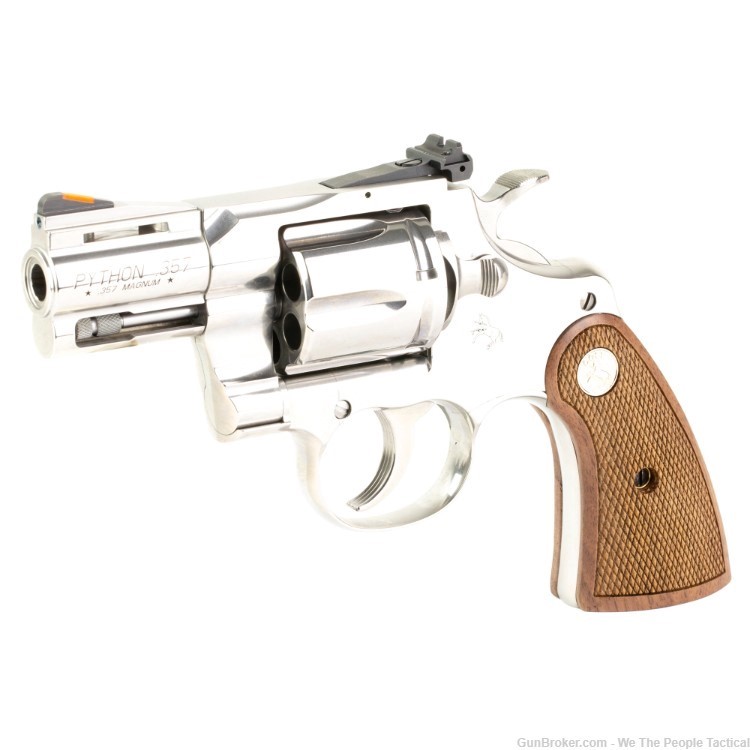 Colt's Mfg Python 2.5" Double Action Stainless 357 Mag Revolver SALE NEW -img-3
