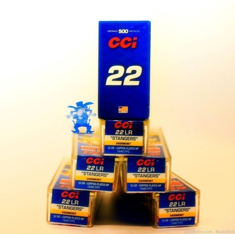 CCI 22 Long Rifle 32 Grain STANGERS SPECIAL EDITION 22 Plinkster 500 Round -img-2