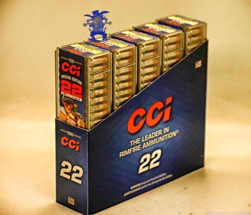 CCI 22 Long Rifle 32 Grain STANGERS SPECIAL EDITION 22 Plinkster 500 Round -img-1