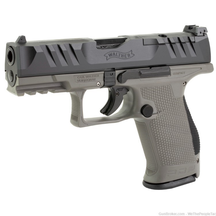 Walther PDP Striker Fired Semi-Auto 9mm Pistol Compact GREY BLK 15+1 NEW 5*-img-2