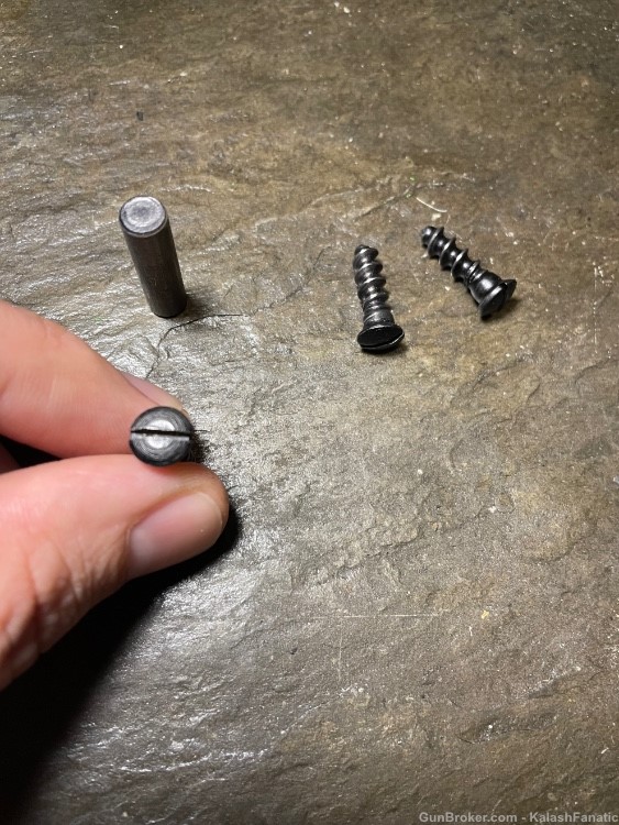 Russian saiga stock screws and barrel pin -img-1