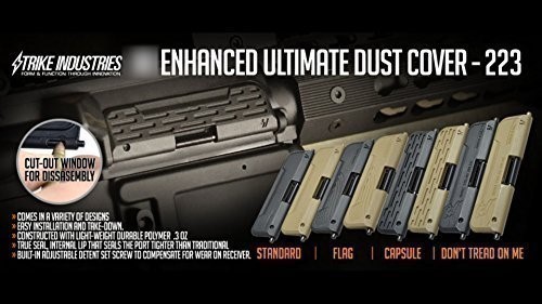 Strike Industries Ultimate FDE Standard Design Dust Cover AR15 Enhanced-img-3