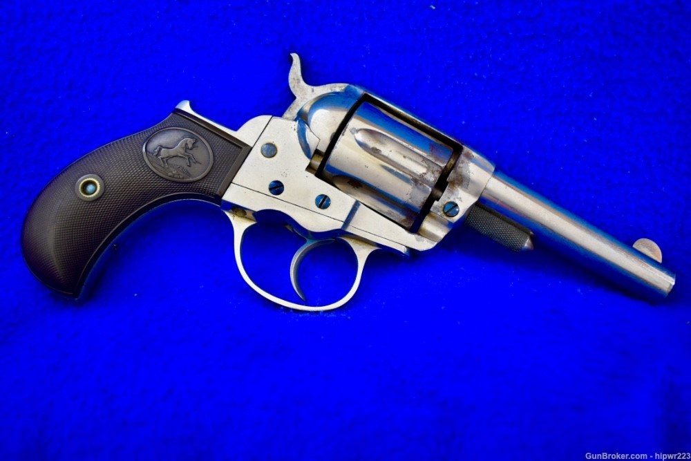 Colt Model 1877 Lightning revolver .38 Colt made in 1894 ANTIQUE -img-1