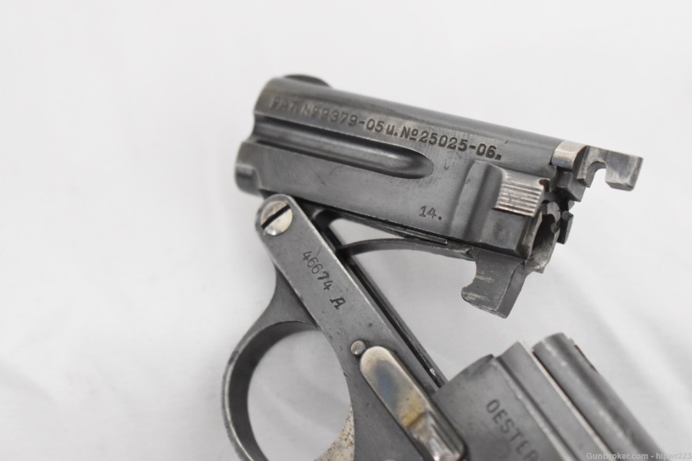 Steyr-Pieper Model 1909 vest pocket .25 ACP pistol made in 1914 C&R OK-img-17