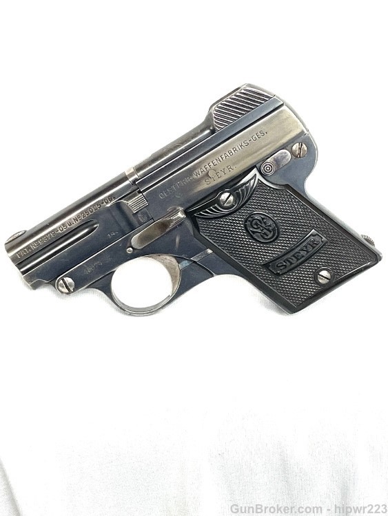 Steyr-Pieper Model 1909 vest pocket .25 ACP pistol made in 1914 C&R OK-img-22