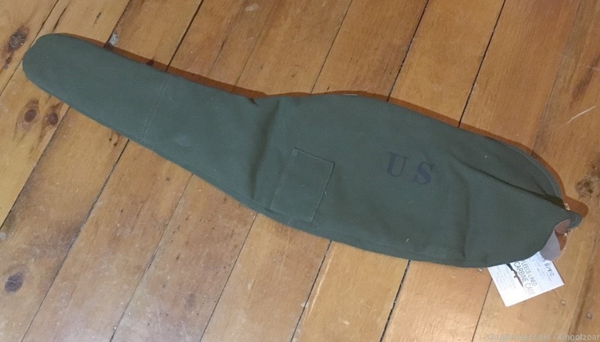 WW2 Reproduction US M1 Carbine Fleece Lined Canvas Carrying Case-img-0