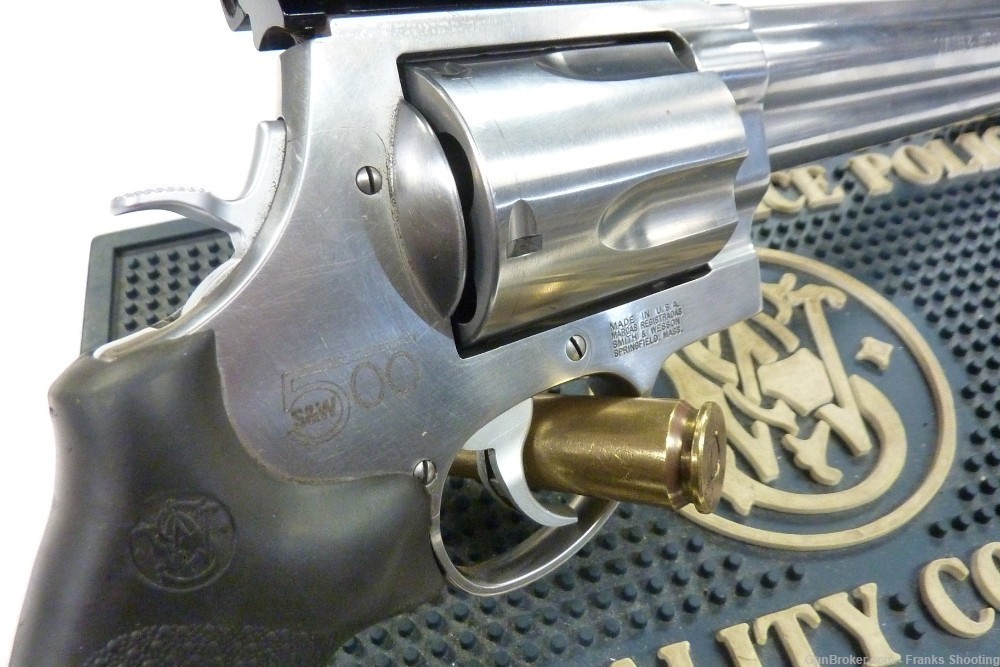 SMITH & WESSON 500 8.38" BBL REVOLVER W/ BUSHNELL HOLO SIGHT-img-8