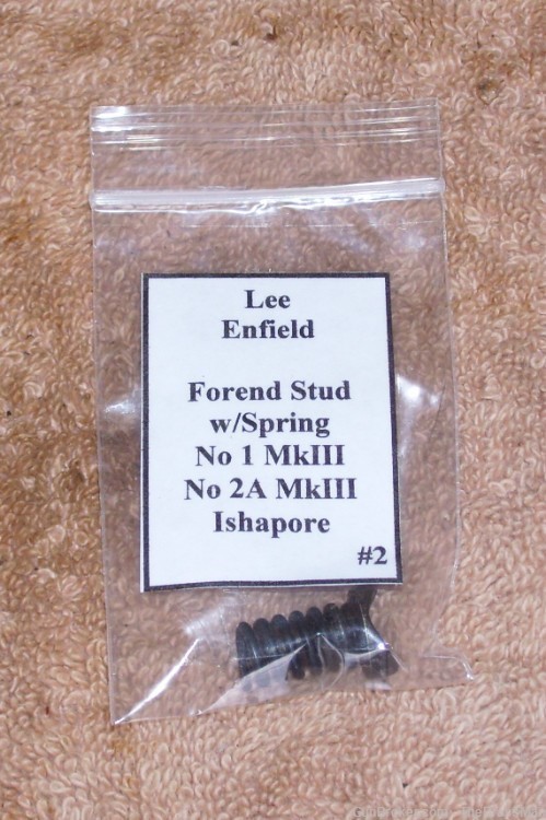 Lee Enfield Forend Stud w/Spring For the No1 MKIII and No2A MKIII-img-0