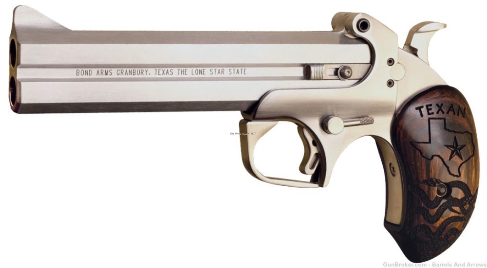 Bond Arms BATX45/410 The Texan, 45 Colt/410 6" barrel with extended grips-img-0