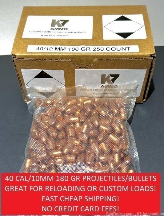 40 cal 10 mm 180 Grain RNFP Projectiles/Bullets-img-0
