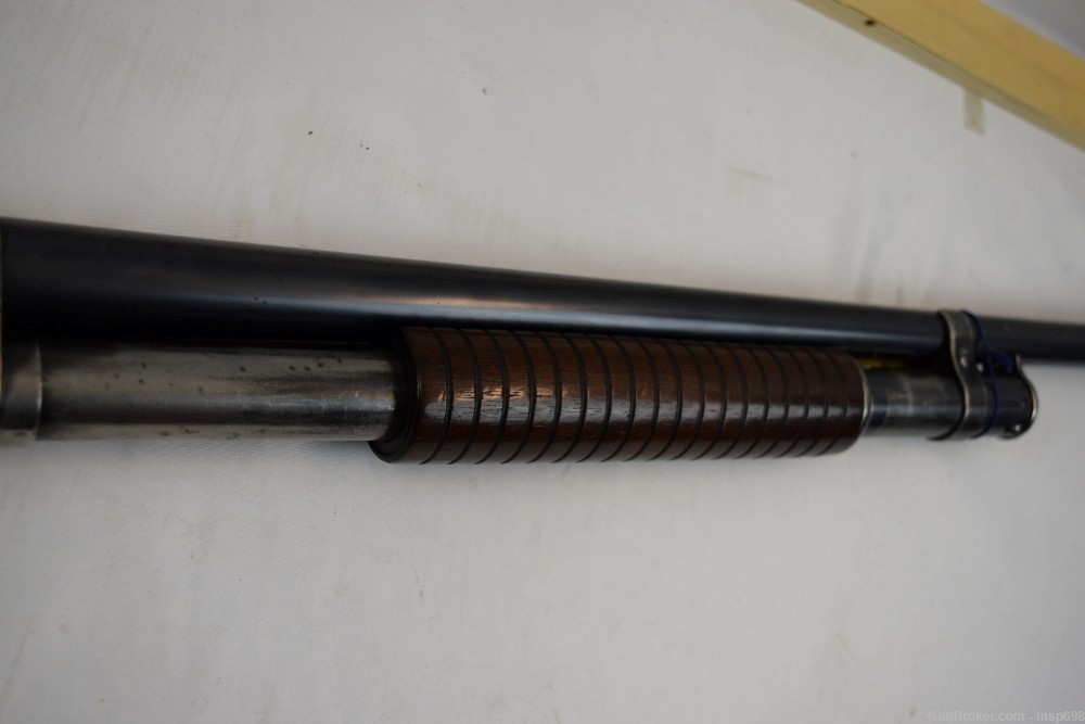 Winchester 1897, 16 Ga, 28" bbl, Full Choke, Serial #E445363, VG.-img-8