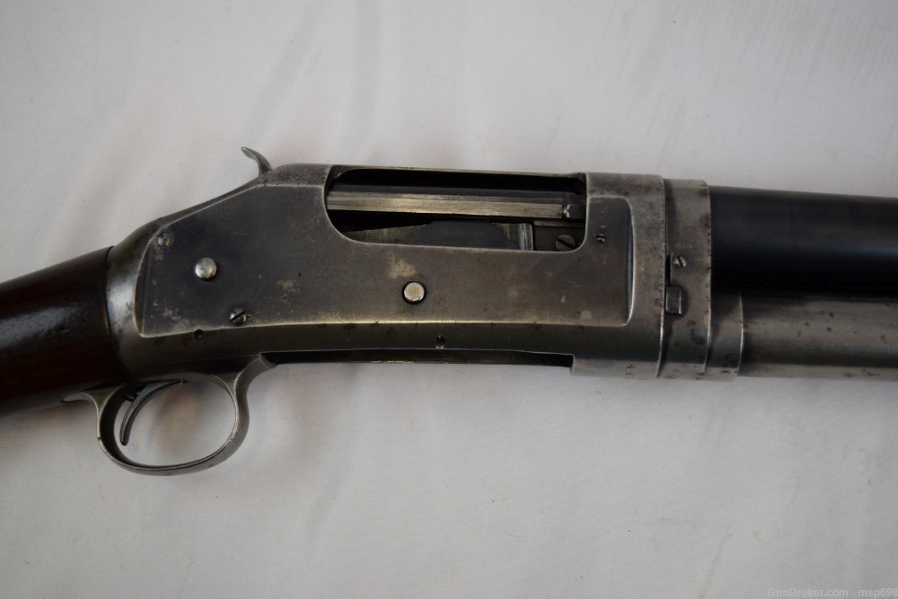 Winchester 1897, 16 Ga, 28" bbl, Full Choke, Serial #E445363, VG.-img-10
