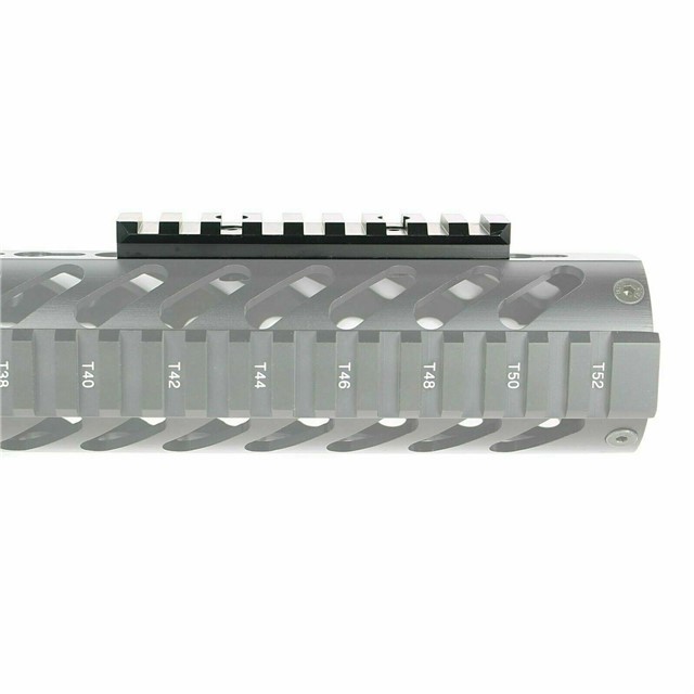 SP 9 Slot Aluminum Rail Sec 4 Keymod Quad (BLK)-img-2