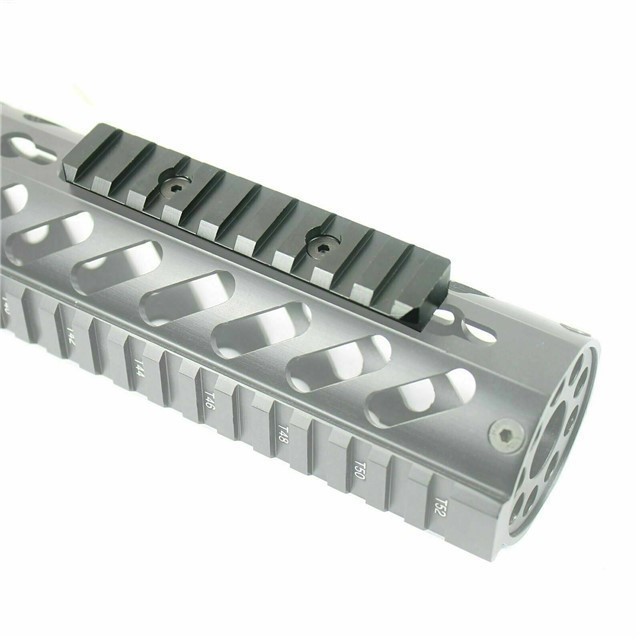 SP 9 Slot Aluminum Rail Sec 4 Keymod Quad (BLK)-img-0