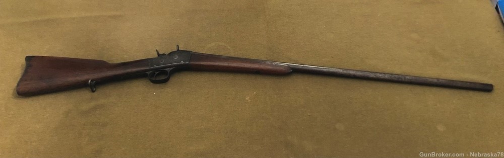 Rare Antique Remington Rolling Block shotgun 16 gauge 32” western forager -img-0