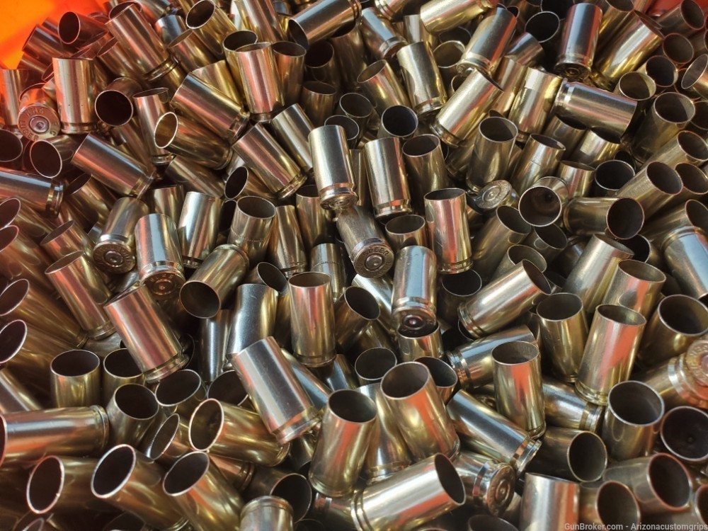 *CLEANED* 9MM Brass 500 ct. Once Fired Reloading Spent Cases-img-1