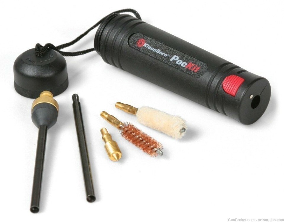 KleenBore PocKit Pistol Cleaning Kit For 9mm Glock 17 19 19X 26 34 43 48-img-0