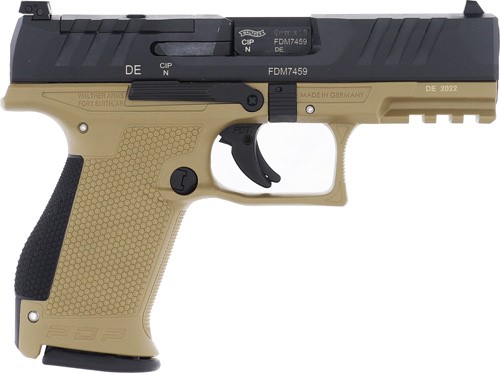 Walther PDP Compact 9MM 4" FS 15-Shot TAN Polymer Frame-img-1