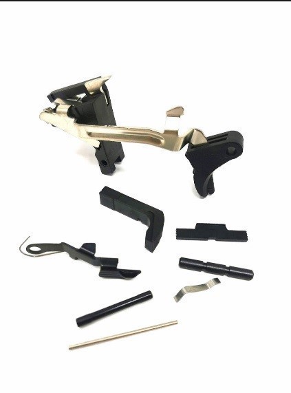 Lower Parts Kit for Glock compatible models 19 GEN 1-3 Fits Polymer80 Full-img-0