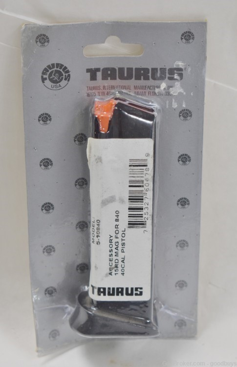 TAURUS MODEL 840 15 ROUND MAGAZINE .40 S&W 5-10840 NEW OLD STOCK-img-0