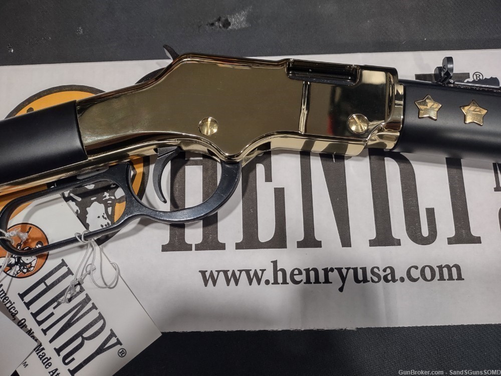 HENRY GOLDEN BOY 22LR TEXAS TRIBUTE Lever Action Rifle New-img-3
