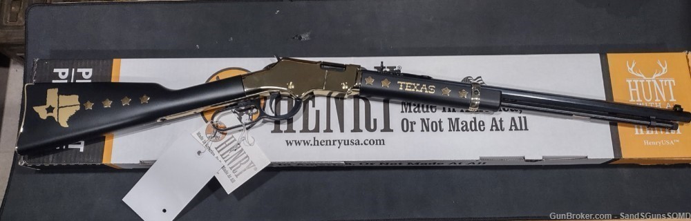 HENRY GOLDEN BOY 22LR TEXAS TRIBUTE Lever Action Rifle New-img-0