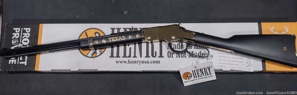 HENRY GOLDEN BOY 22LR TEXAS TRIBUTE Lever Action Rifle New-img-6