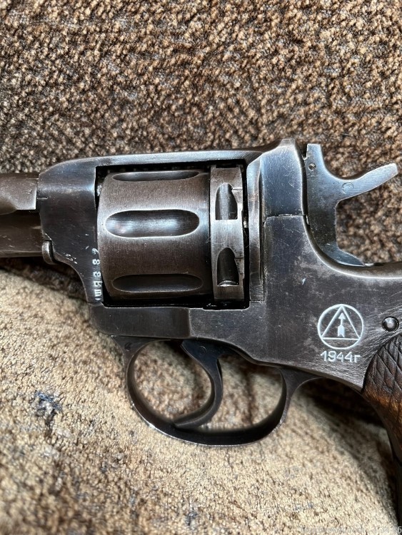 Very Rare and All Original 1944 Izhevsk Nagant Revolver-img-2