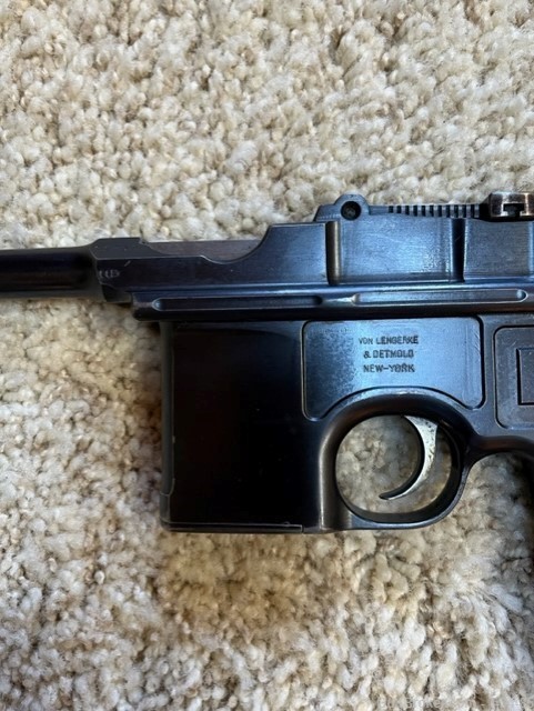 1907 C96 Broomhandle Mauser in Excellent Condition with Original Woodstock-img-8